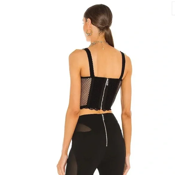 Dion Lee Net Lace Suspended Corset Top - Picture 3 of 6
